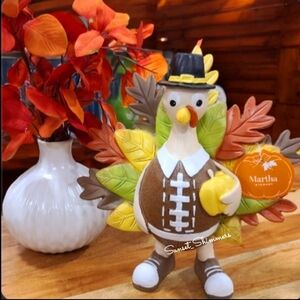 Martha Stewart Thanksgiving Football Turkey Game Day Resin Figure Statue Decor